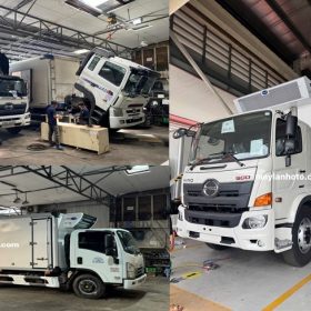 Lắp máy lạnh thùng xe tải đông lạnh tại TPHCM
